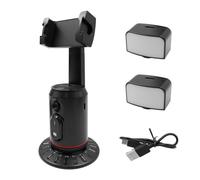 POFET Treppiede per Selfie con Stick per Selfie con tracciamento Automatico del Volto con Luce di riempimento remota Bluetooth per Streaming Video Tiktok di Vlog