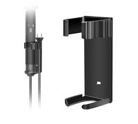 POFIBO Supporto per Dyson Airwrap, Supporto da Parete Senza Fori per Piastra lisciante, Supporto Compatibile con Dyson Airwrap, per Diversi Capelli Curling Botte di Ferro, Piastra lisciante (Nero)