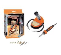 POGGI - Kit Pirografo Saldatore A Stagno Pg Tools Potenza 30 W Con Base + Accessori