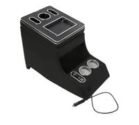Poggia braccio Auto Per Benz Vito W447 2014-2023, Bracciolo Centrale Con Luce Ambiente A LED Laterale Bracciolo console centrale(B - black)