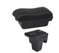 Poggia braccio Auto Per Ford Per Focus 3 Mk3 2011-2020 Bracciolo Centrale Per Auto Bracciolo console centrale(B white line 3USB)