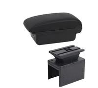 Poggia braccio Auto Per Hyundai Per I20 2021 2022 2023 2024 Bracciolo Auto Scatola Portaoggetti Interna Bracciolo console centrale(A Black line NO USB)