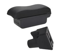 Poggia braccio Auto Per Kia Picanto 3X-Line Bracciolo Auto Superficie Curva In Pelle Scatola Portaoggetti Di Facile Installazione Bracciolo console centrale(B Black line 3USB)