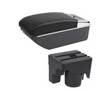 Poggia braccio Auto Per VW Per Golf 6, 5 Mk6 MK5 Per Jetta 5 Sagitar 2005-2012 Box Portaoggetti Bracciolo Auto Retrofit Interno Bracciolo console centrale(D black line 7USB)