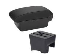 Poggia braccio Auto Per VW Polo Mk5 6R Per Vento 2012-2018 Bracciolo Per Auto Scatola Portaoggetti Per Parti Interne Bracciolo console centrale(C Black line NO USB)