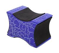 Poggia-collo per chitarra in mogano blu, 2 altezze, cuscino di supporto antiscivolo per il collo della chitarra per chitarra ed elettrica, ukulele, banjo e mandolino, stru