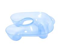 Poggia Collo per Tintura Chioma, Supporto Lavaggio Salon, 1 Pezzo | Plastica PVC Blu, Area Incavata e Bordi Lisci, per Casa, Colpi di Luce, Ordine Pulito
