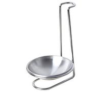 Poggia Cucchiaio Acciaio Inossidabile, da 18cm, poggiamestolo per Piano Cottura, Porta Utensili da Cucina per Mestoli, Pinze, Posate, Spatola, Lavabile in Lavastoviglie