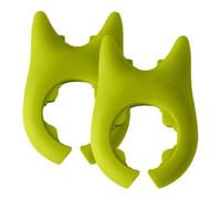 Poggia cucchiaio su pentola - Poggia cucchiaio leggero per bordo pentola, clip per staffa spatola in silicone da 2 pezzi | Simpatico poggiamestolo antiscivolo e resistente al calore per piano cottura