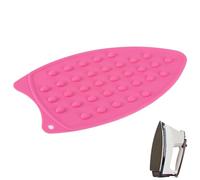 Poggia Ferro da Stiro Silicone, Tappetino in Silicone per Ferro, Mini Cuscinetto per Ferro da Stiro in Silicone Trapuntato, Cuscino Poggiaferro in Silicone, Supporto per Ferro da Stiro(Rose Red)