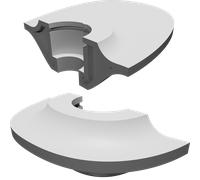 Poggia Mano Rialzato per Thrustmaster T16000M Joystick Flight Stick 3D Print