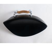 Poggia mento Violino EBONY, Modello KAUFMAN, Con Morsetto In Sughero, 4/4