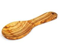 Poggia mestolo da cucina in legno di ulivo lavorazione artigianale cm 24x8x2