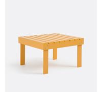 Poggia piedi/tavolo basso Zeda in acacia Giallo TU