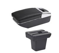 Poggiabraccio Per Land Per Rover Freelander 2 Box Bracciolo Per Auto Console Centrale Con Portabicchieri USB Accessori Auto Da retrofit(A black line NO USB)