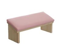 Poggiabraccio per onicotecnico - Supporto ergonomico per bracciolo per unghie, comodo cuscino per bracciolo | Cuscini per manicure in pelle PU in legno dal design smussato, bracciolo pr