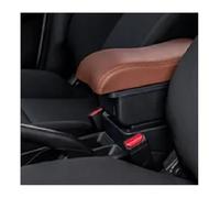 Poggiabraccio Portaoggetti Per Toyota Per Yaris Per Yaris Hybrid 2015-2021 Bracciolo Per Auto Parti Adattamento Console Centrale Scatola Portaoggetti Interna(A Brown No Usb)
