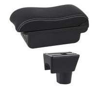 Poggiabraccio Vano Per Dacia Per Duster 2 2010-2019 2011 2012 2013 2014 2015 2016 2017 2018 Per Bracciolo Console Portaoggetti USB Accessorio Bracciolo Box Bracciolo Tourist(C2 White Line)