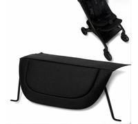 Poggiagambe per Joolz AER+/AER - Comodo accessorio per passeggino Joolz AER+/AER, supporto extra per gambe per una guida rilassata, facile da regolare, pieghevole con passeggino - Nero