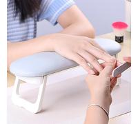 Poggiamano Per Unghie, AMOYUN Appoggia Mani per Unghie Pelle In Microfibra Morbida e Antiscivolo Professionale Tavolo Manicure con Tappetino Poggiamano per Il Salone per Unghie