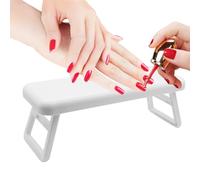 Poggiamano per Unghie, Cuscino per Mani per Nail Art, Poggiamano per Manicure, Cuscinetto per Unghie, Riduce Lo Stress Della Mano e Allevia L'affaticamento Della Mano, 27.9 x 10.5cm