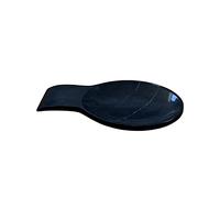 Poggiamestolo da Cucina in Marmo Nero Italian Marble Spoon Rest Idea Regalo 25cm