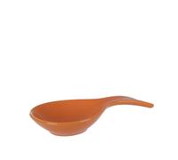 Poggiamestolo Floral arancione ceramica stoneware