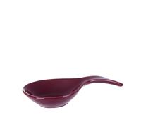 Poggiamestolo Floral viola ceramica stoneware