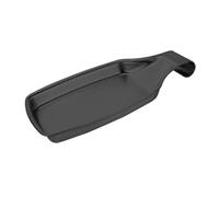 Poggiamestolo in acciaio inox per della, Black