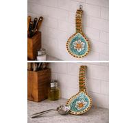 POGGIAMESTOLO in Ceramica di CALTAGIRONE Modello Fiore