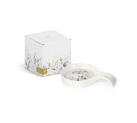POGGIAMESTOLO in porcellana design BLOOMING IN LOVE 18x12 cm BOMBONIERA 1F9H