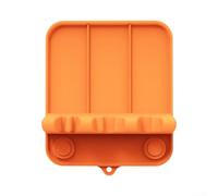 Poggiamestolo in silicone salvaspazio con foro per appenderlo, organizza facilmente la tua cucina (arancione)