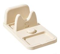 Poggiamestolo pieghevole per utensili, pentole, coperchi e spatole, ottimizzato per risparmiare spazio sul piano di lavoro e prevenire le gocce