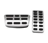 Poggiapiedi Auto,Pedali Auto AL MONTE Uso da pedale del freno a gas in acciaio inossidabile adatto per KIA RIO K2 2012-2017 Adatta ANATRA Soul 2013-2016 Cerato Car Styling(AT)