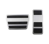 Poggiapiedi Auto Per Ford Per Fiesta MK8 2013-2023 Per Ecosport 2012-2023 Per Puma 2019 Accessori Copertura Pedale Freno In Acciaio Inossidabile Pedali Auto(2Pcs AT)