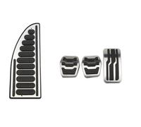 Poggiapiedi Auto Per Ford Per Messa A Per Fuoco 2 3 4 MK2 MK3 MK4 RS ST 2005-2023 Per Kuga Per La Fuga 2009-2020 Acciaio AT MT Auto Pedale Gas Pedali Freno Copertura(2Pcs AT)
