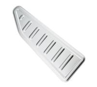 Poggiapiedi Auto Per Jeep Per Renegade 2014-2023 LHD Pedali Per Auto In Lega Di Alluminio Resto Della Copertura Del Pedale Poggiapiedi Pedale Protettore Parti Copertura Pedal(Sliver)