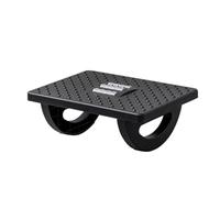 Poggiapiedi basculante regolabile, poggiapiedi ergonomico per ufficio, regola la postura seduta, forte capacità di carico, adatto per uso in ufficio/casa(black,34 * 25 * 13CM)
