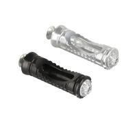 Poggiapiedi CNC Racing Fixed universali Argento Argento