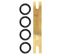 Poggiapiedi da seggiolone, poggiapiedi in legno, riposo a sedile, altezza regolabile, non slittamento e ergonomiche forniture per bambini per ragazzi che mangiano pranzo