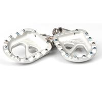 Poggiapiedi da trial in alluminio CNC RFX Pro (argento) universale - /Beta/Sh...