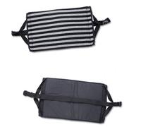 Poggiapiedi da viaggio portatile con imbracatura sotto il piede della scrivania