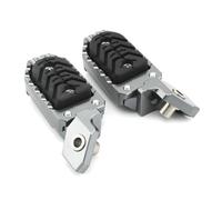 Poggiapiedi del Pedale del Motociclo Accessori for moto Pedane nere/adatte for BMW R 1200 GS LC ADV Adventure R1250GS 1250GS R1250GS CNC Billet Pedane larghe Pedali(GRAY)