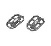 Poggiapiedi del Pedale del Motociclo R1200GS / Adatto for BMW G310GS G310R F750GS F850GS R NINE T Accessori for motociclette Billet Pedane larghe Poggiapiedi Estensione pedane(GS LOGO Titanium)