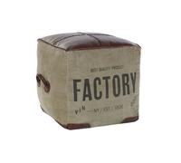 Poggiapiedi DKD Home Decor 46 x 40 x 40 cm Beige Marrone Vintage