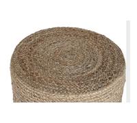 Poggiapiedi DKD Home Decor Marrone Naturale Città 40 x 40 x 45 cm