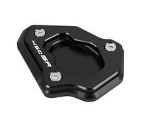 Poggiapiedi Estensione supporto Pedana Estensibile Per Cavalletto Laterale Per Motocicletta. Per CFMOTO 450SR Accessori CNC. Supporto Per, Piastra Di Estensione Per(Nero 1)