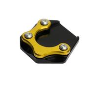Poggiapiedi Estensione supporto Piastra di supporto per cavalletto laterale per moto, accessorio per CM300 CM500 Rebel 500(Giallo)