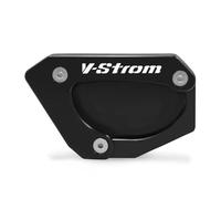 Poggiapiedi estesi Piastra Di Estensione Del Supporto Per Moto Supporto Laterale Del Piede Cuscinetto Allargato Per Per V-STROM 650/XT DL650 V 2012-2023(Nero)