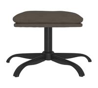 Poggiapiedi grigio scuro, 60 x 60 x 36 cm, in velluto, moderno per soggiorno e camera da letto, comoda seduta come complemento futon, morbido velluto per un maggiore comfort